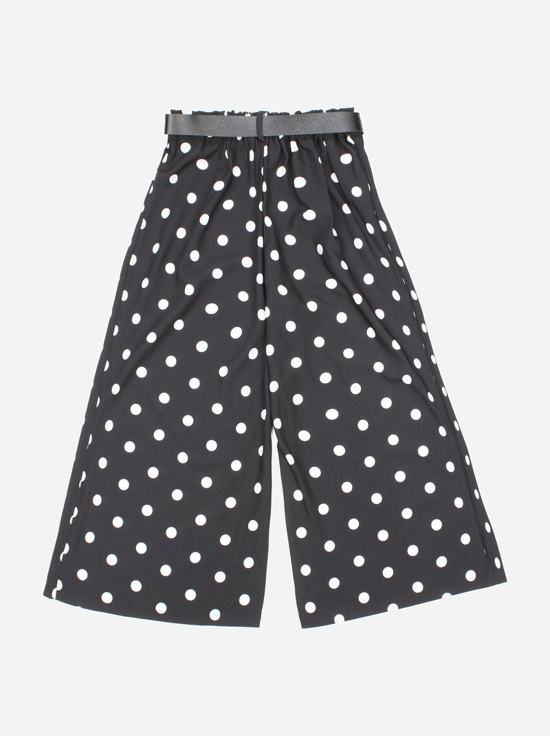 Pantalones con cinturón - Kids Star Negro - Kiabi