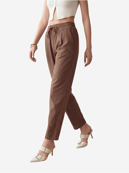 Pantalones con cordón ajustable en la cintura y bolsillo hasta el tobillo de my fashion - Kiabi