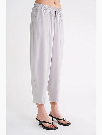 Pantalones con cordón y corte pitillo mixray