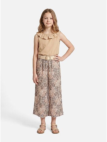 Pantalones con hebilla dorada - kids star