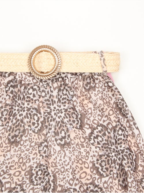 Pantalones con hebilla dorada - Kids Star - Kiabi Pantalones con hebilla dorada - Kids Star - Kiabi