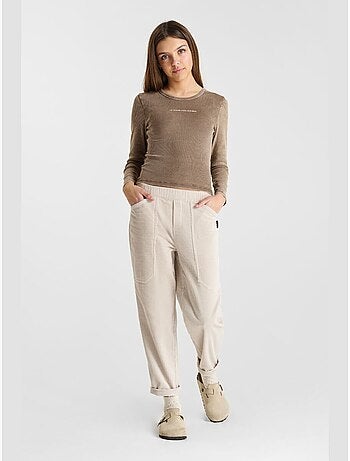 Pantalones cordogi rectos