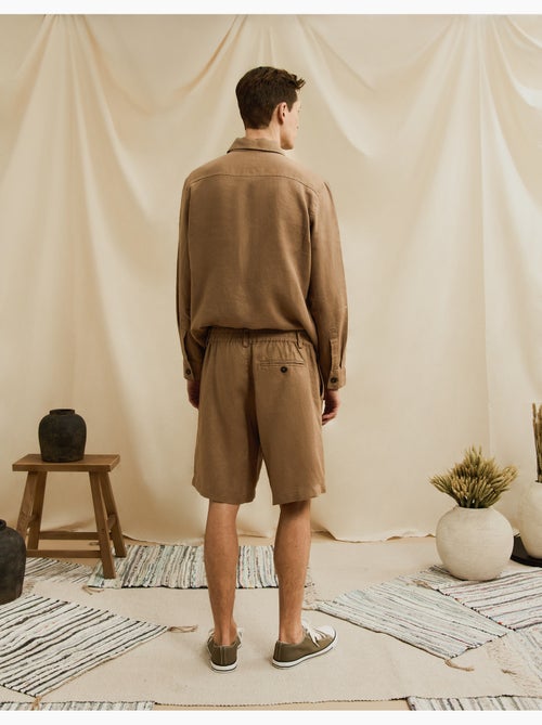 Pantalones cortos 100% lino, MO Fashion - Kiabi Pantalones cortos 100% lino, MO Fashion - Kiabi