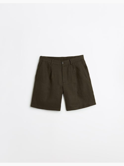 Pantalones cortos 100% lino, MO Fashion - Kiabi