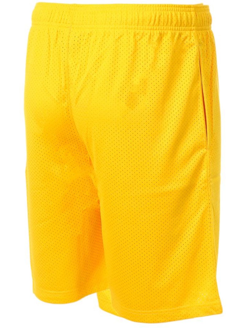 Pantalones Cortos Baloncesto Hombre NBA Los Angeles Lakers Amarillo - Kiabi