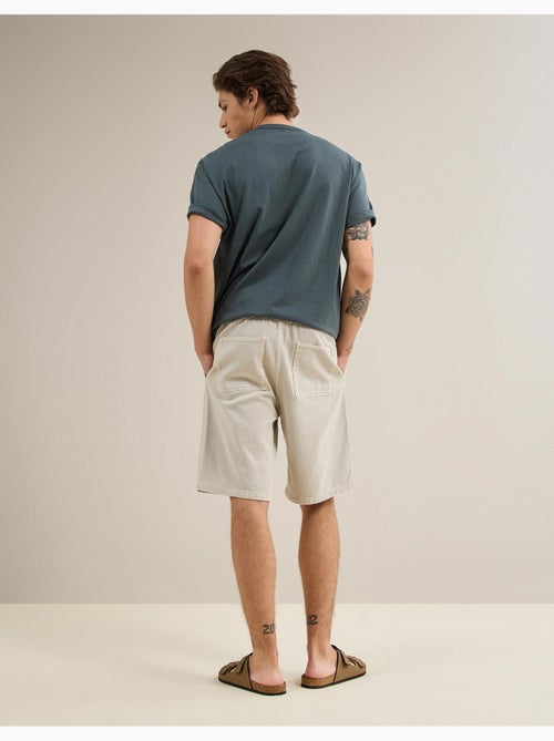 Pantalones cortos bermudas de sarga, mo fashion - Kiabi Pantalones cortos bermudas de sarga, mo fashion - Kiabi