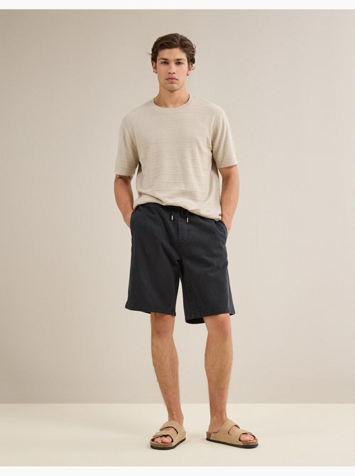 Pantalones cortos bermudas de sarga, mo fashion - Kiabi Pantalones cortos bermudas de sarga, mo fashion - Kiabi