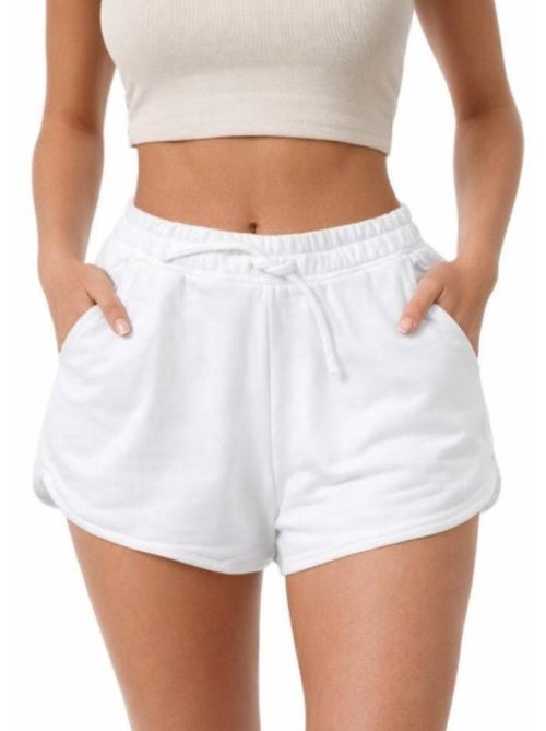 Pantalones cortos blancos para niña Teddy Smith Eponym - Kiabi