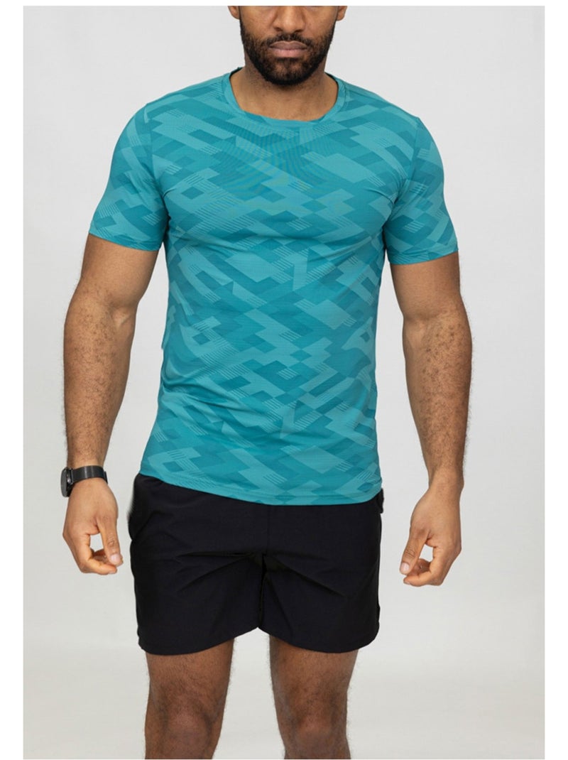 Pantalones cortos, camiseta Kebello Azul - Kiabi