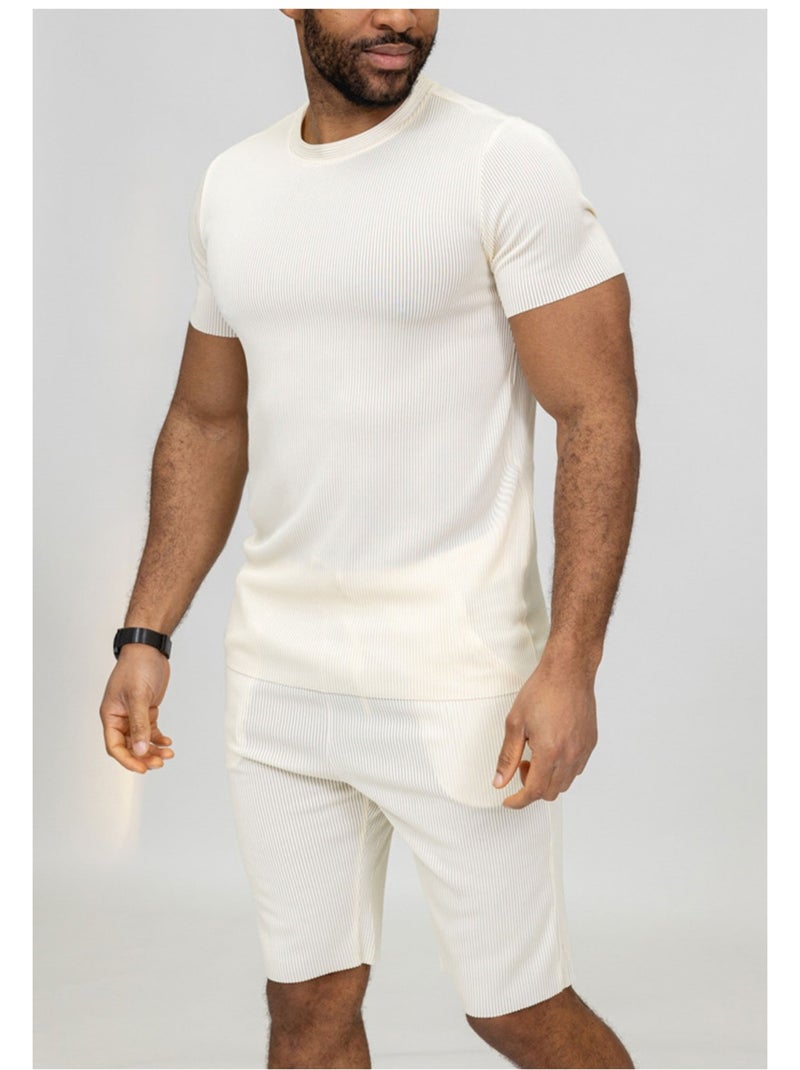 Pantalones cortos, camiseta Kebello Blanco - Kiabi