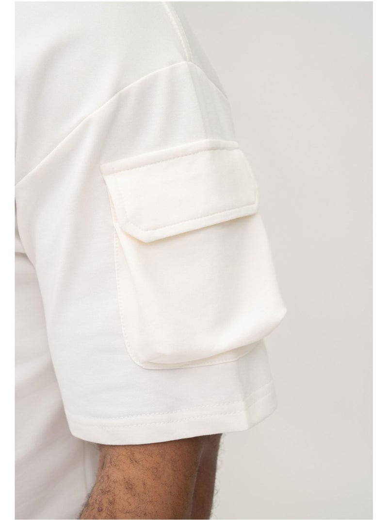 Pantalones cortos, camiseta Kebello Blanco - Kiabi