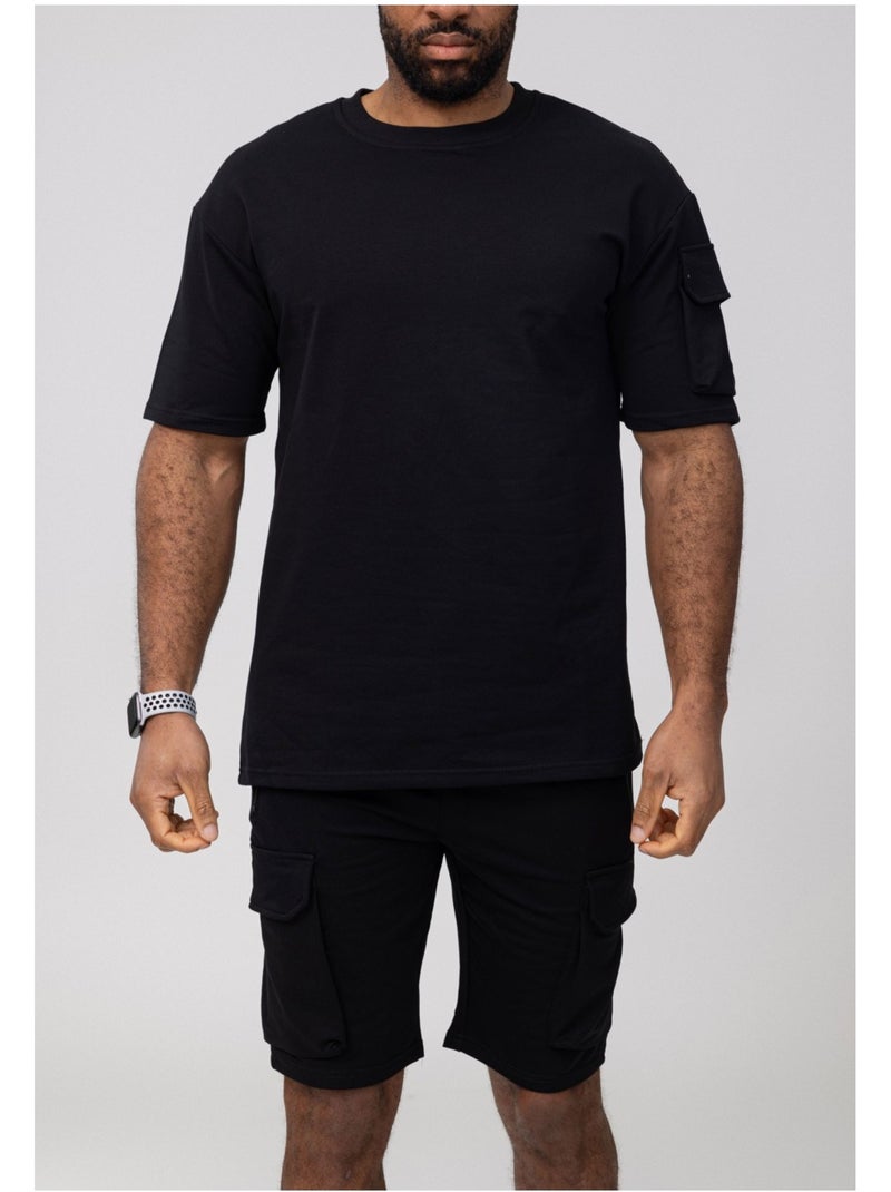 Pantalones cortos, camiseta Kebello Negro Negro - Kiabi