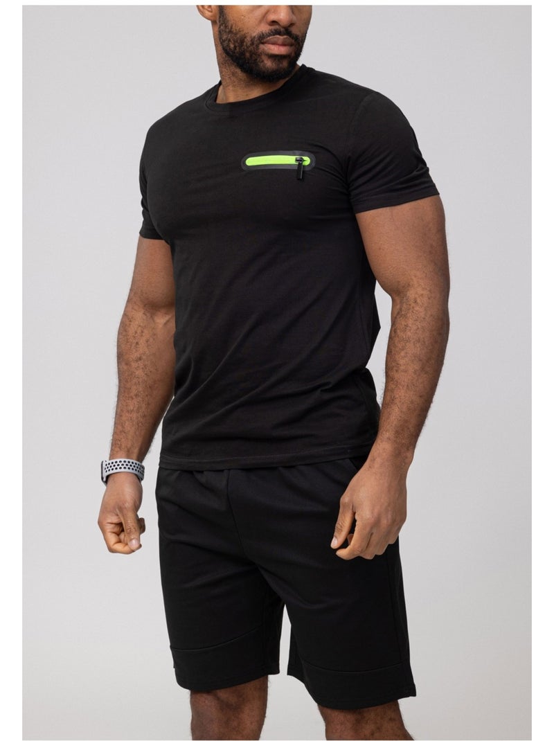 Pantalones cortos, camiseta Kebello Negro Negro - Kiabi