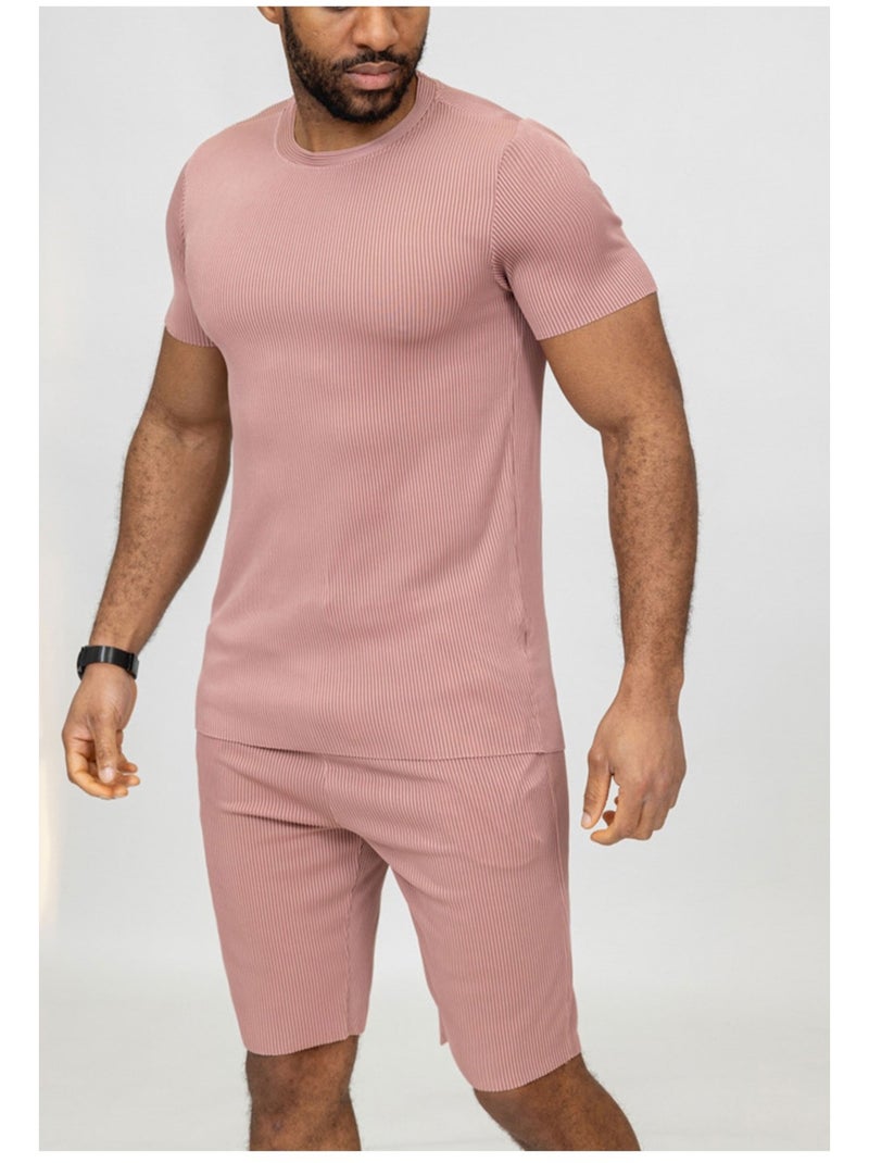 Pantalones cortos, camiseta Kebello Rosa - Kiabi