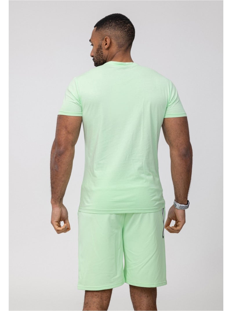 Pantalones cortos, camiseta Kebello Verde - Kiabi