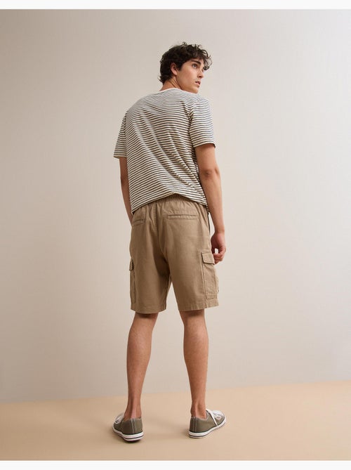 Pantalones cortos cargo con lino, MO Fashion - Kiabi