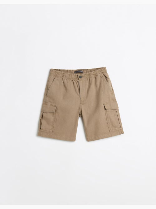 Pantalones cortos cargo con lino, MO Fashion - Kiabi