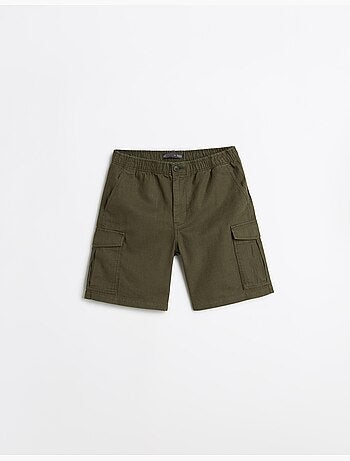 Pantalones cortos cargo con lino, MO Fashion