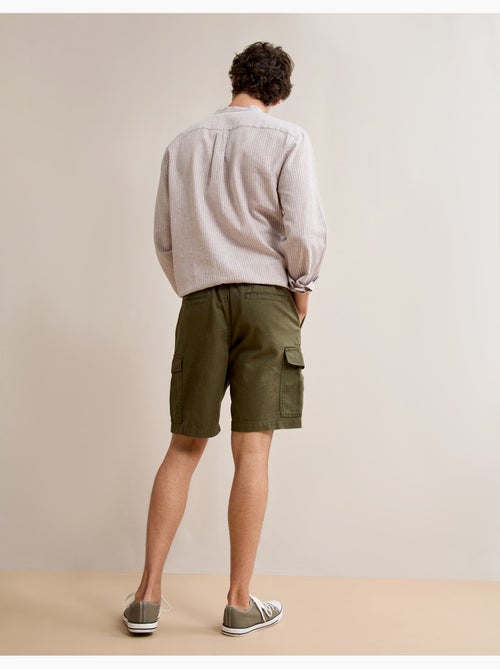 Pantalones cortos cargo con lino, MO Fashion - Kiabi