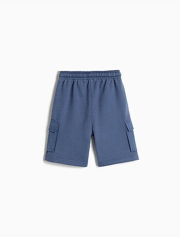 Pantalones cortos cargo de forro polar, mo fashion