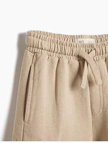 Pantalones cortos cargo de forro polar, mo fashion
