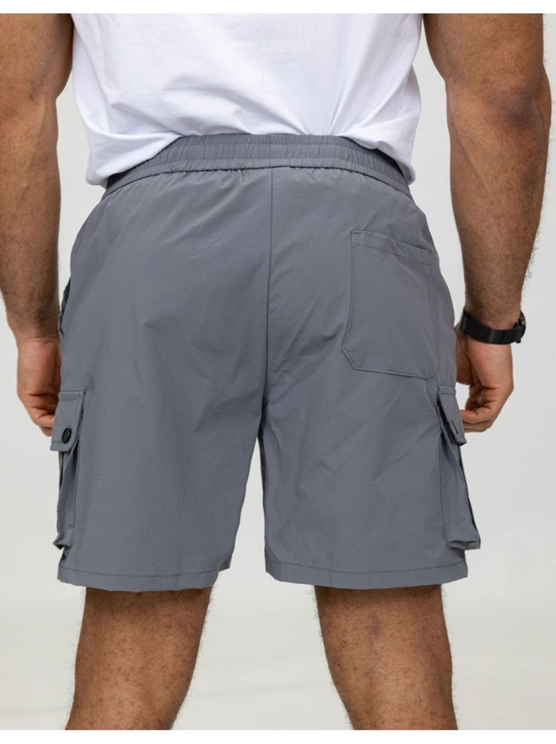 Pantalones cortos cargo Kebello Gris - Kiabi