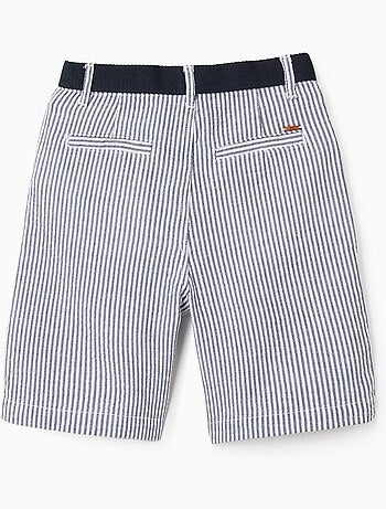 Pantalones Cortos Chino Rayados