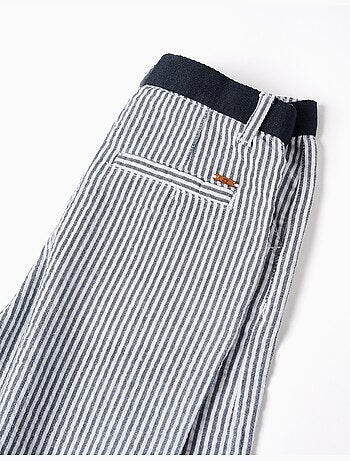 Pantalones Cortos Chino Rayados