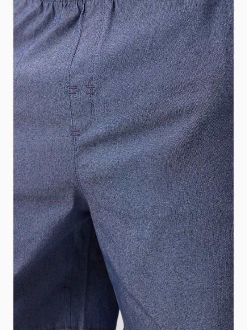 Pantalones cortos chinos de hombre de corte regular tommy Azul zafiro - Kiabi