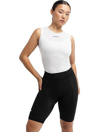 Pantalones cortos ciclismo con badana mujer ciclismo mujer core bonette