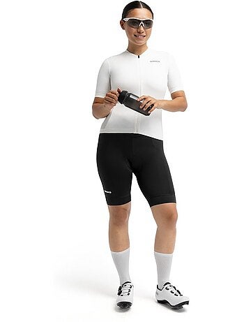 Pantalones cortos ciclismo con badana mujer ciclismo mujer core bonette