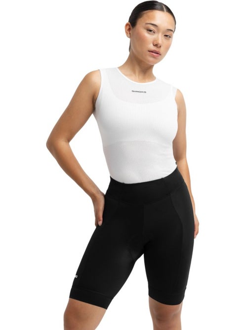 Pantalones cortos ciclismo con badana mujer ciclismo mujer core bonette - Kiabi Pantalones cortos ciclismo con badana mujer ciclismo mujer core bonette - Kiabi
