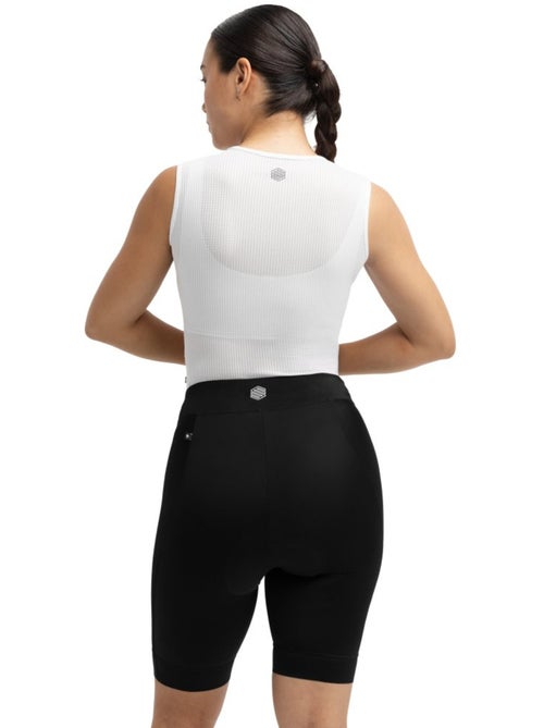 Pantalones cortos ciclismo con badana mujer ciclismo mujer core bonette - Kiabi Pantalones cortos ciclismo con badana mujer ciclismo mujer core bonette - Kiabi