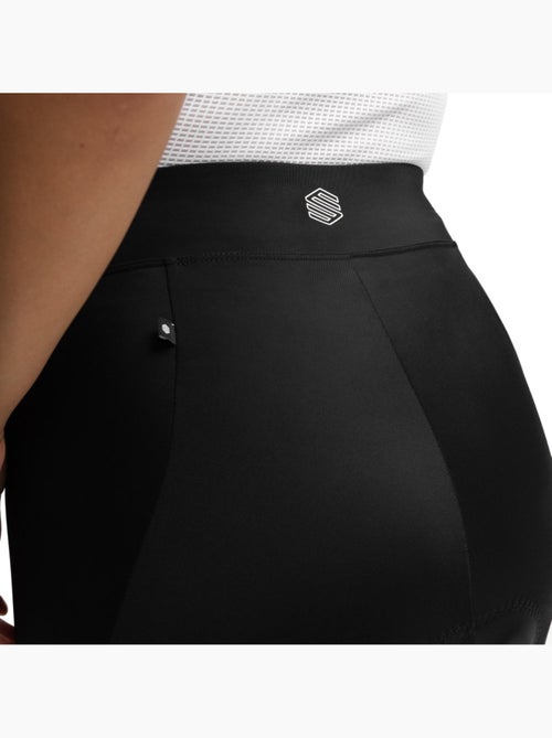 Pantalones cortos ciclismo con badana mujer ciclismo mujer core bonette - Kiabi Pantalones cortos ciclismo con badana mujer ciclismo mujer core bonette - Kiabi