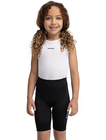 Pantalones cortos ciclismo con badana niña ciclismo niños y niñas k-core raci
