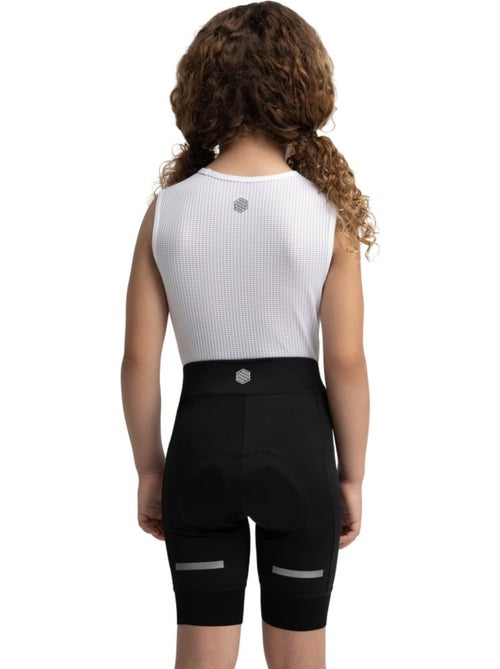 Pantalones cortos ciclismo con badana niña ciclismo niños y niñas k-core raci - Kiabi