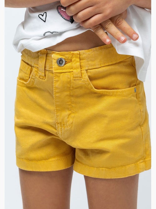 Pantalones cortos con bolsillo en amarillo - Kiabi Pantalones cortos con bolsillo en amarillo - Kiabi