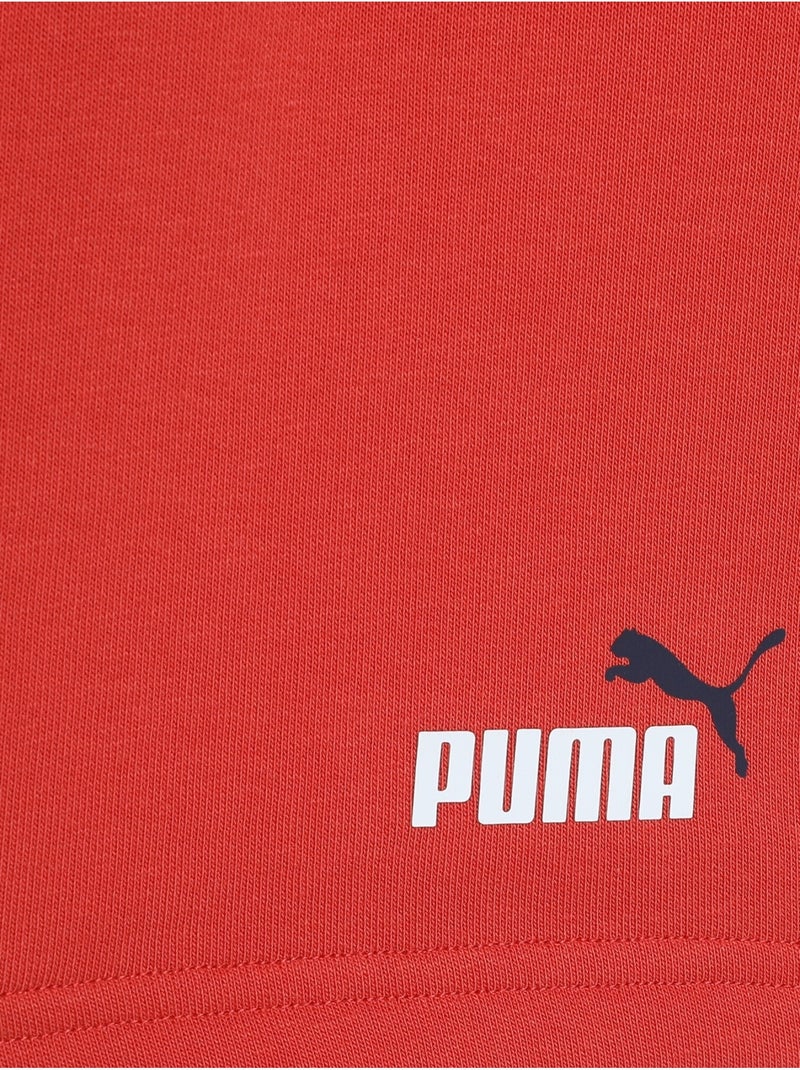 Pantalones cortos con cintura elástica - Puma Rojo - Kiabi