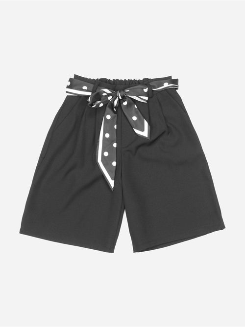 Pantalones cortos con cinturón - Kids Star - Kiabi