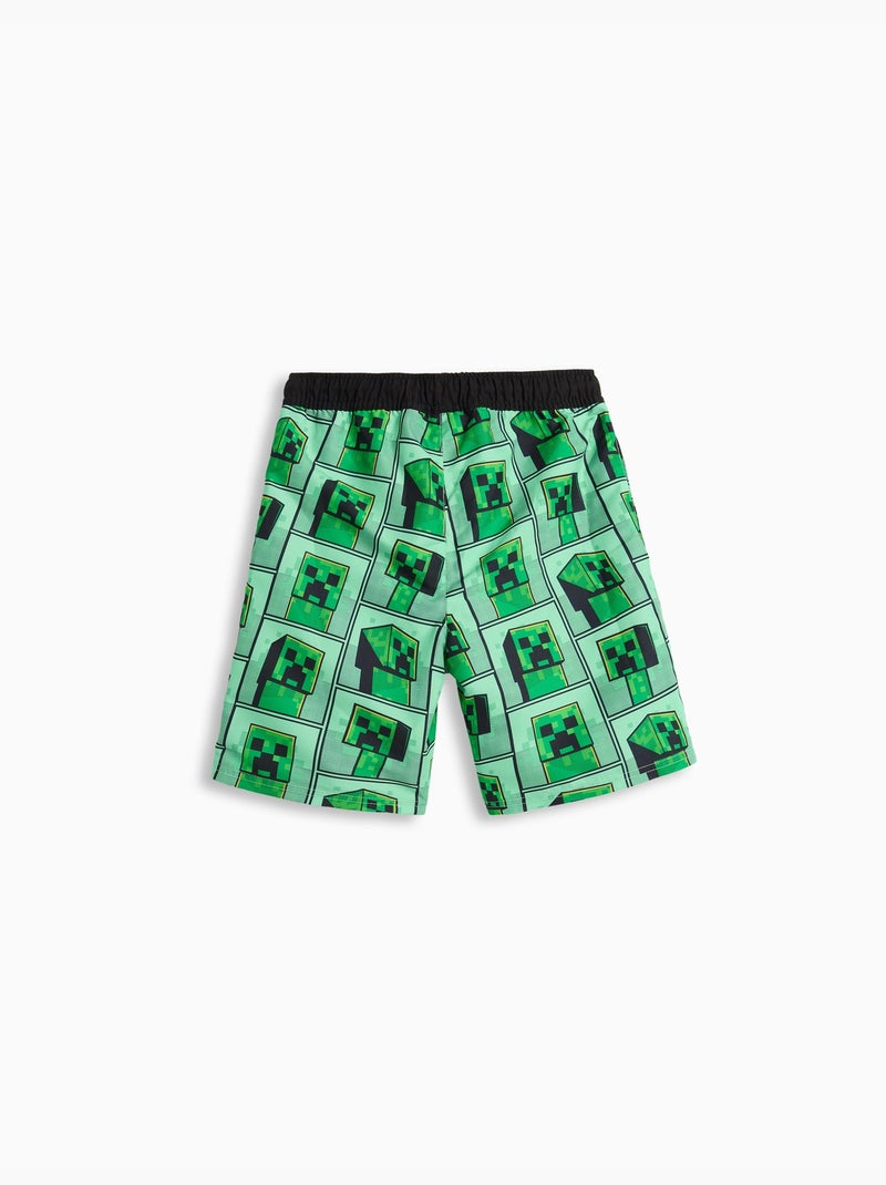 Pantalones cortos de baño 'Minecraft', MO Fashion Negro - Kiabi