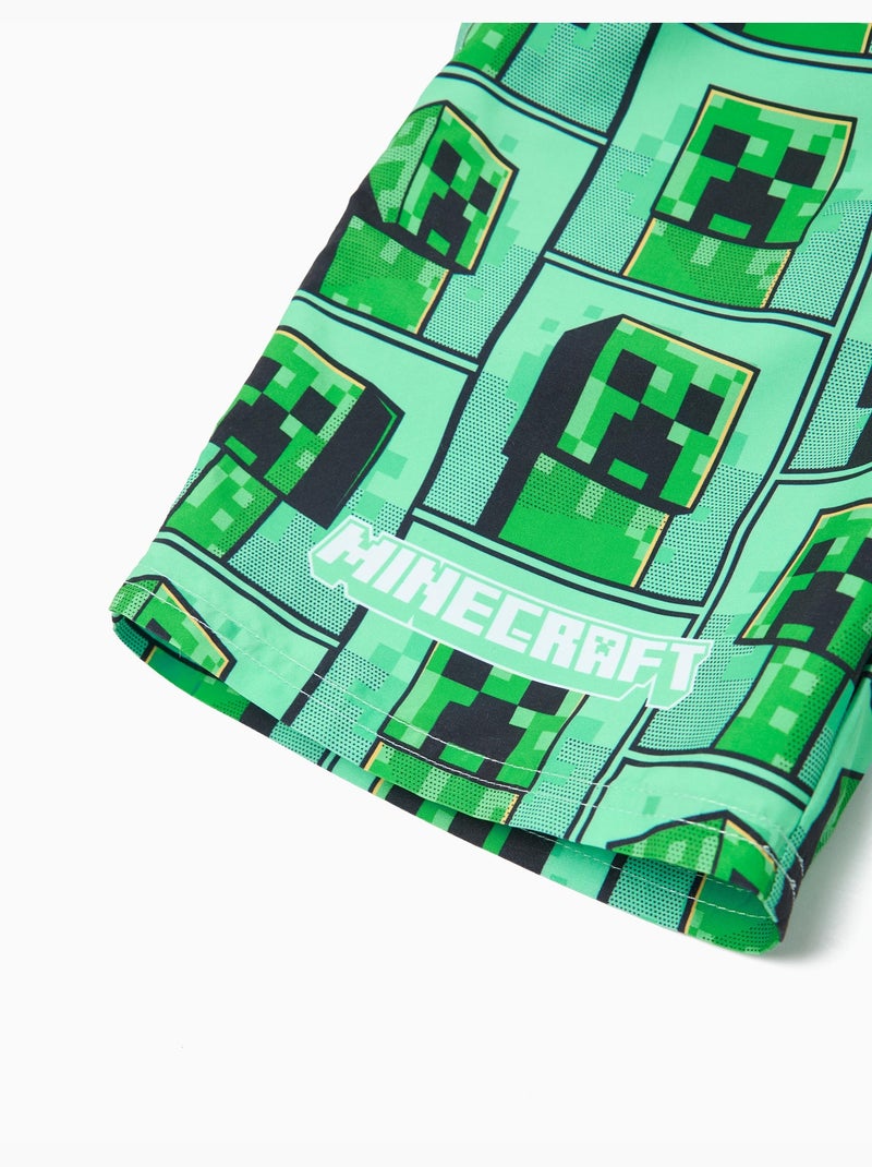 Pantalones cortos de baño 'Minecraft', MO Fashion Negro - Kiabi