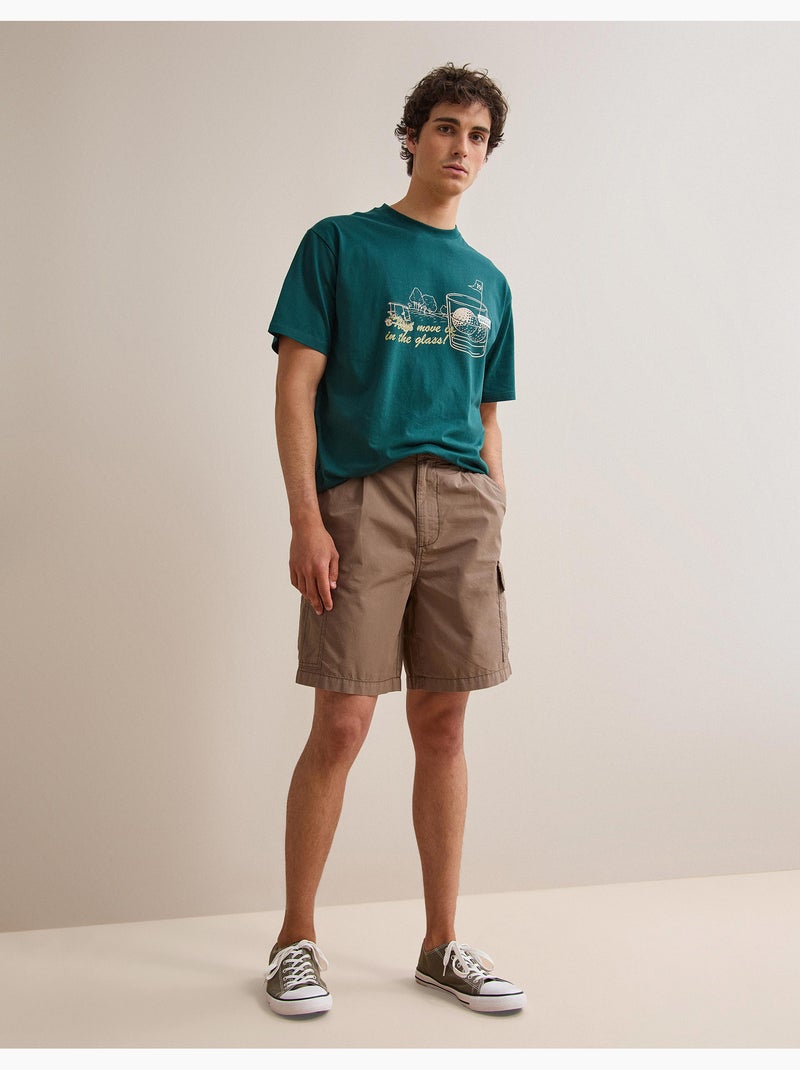 Pantalones cortos de carga, mo fashion Marrón - Kiabi