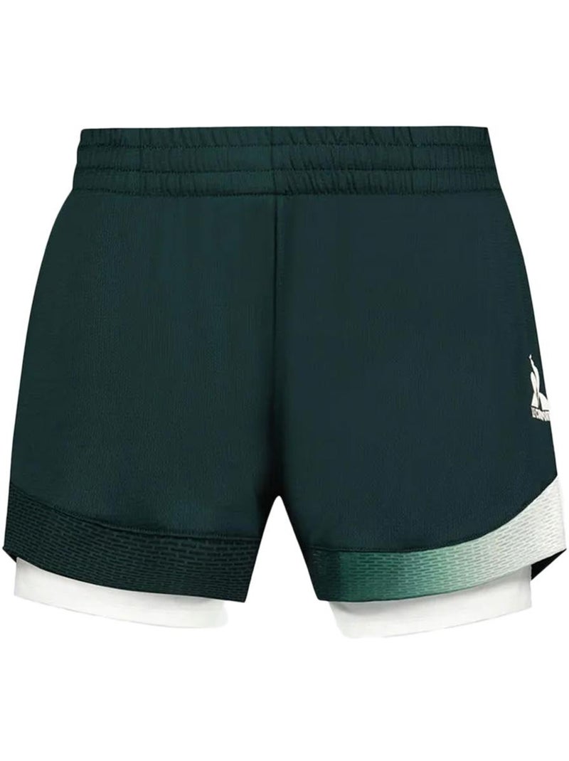 Pantalones Cortos de Deporte Le Coq Sportif Verde - Kiabi