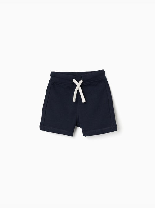 Pantalones cortos de felpa con cordón - Kiabi