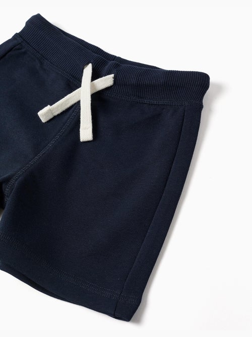 Pantalones cortos de felpa con cordón - Kiabi