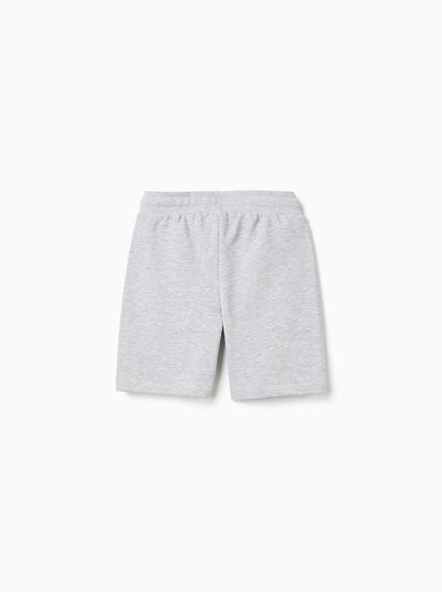 Pantalones cortos de felpa con cordón y bolsillos - Kiabi