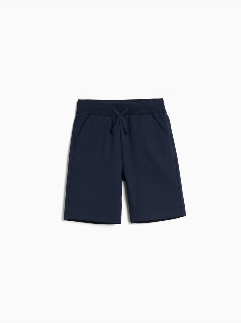 Pantalones cortos de forro polar, MO Fashion Azul - Kiabi