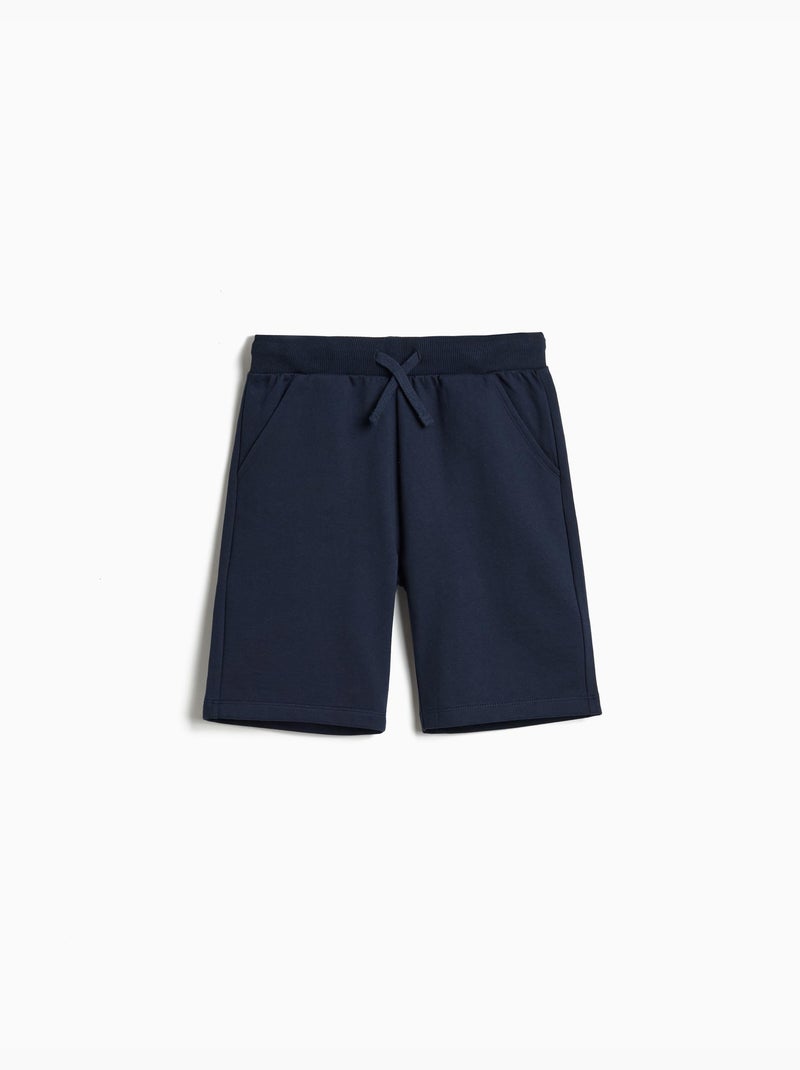 Pantalones cortos de forro polar, MO Fashion Azul - Kiabi
