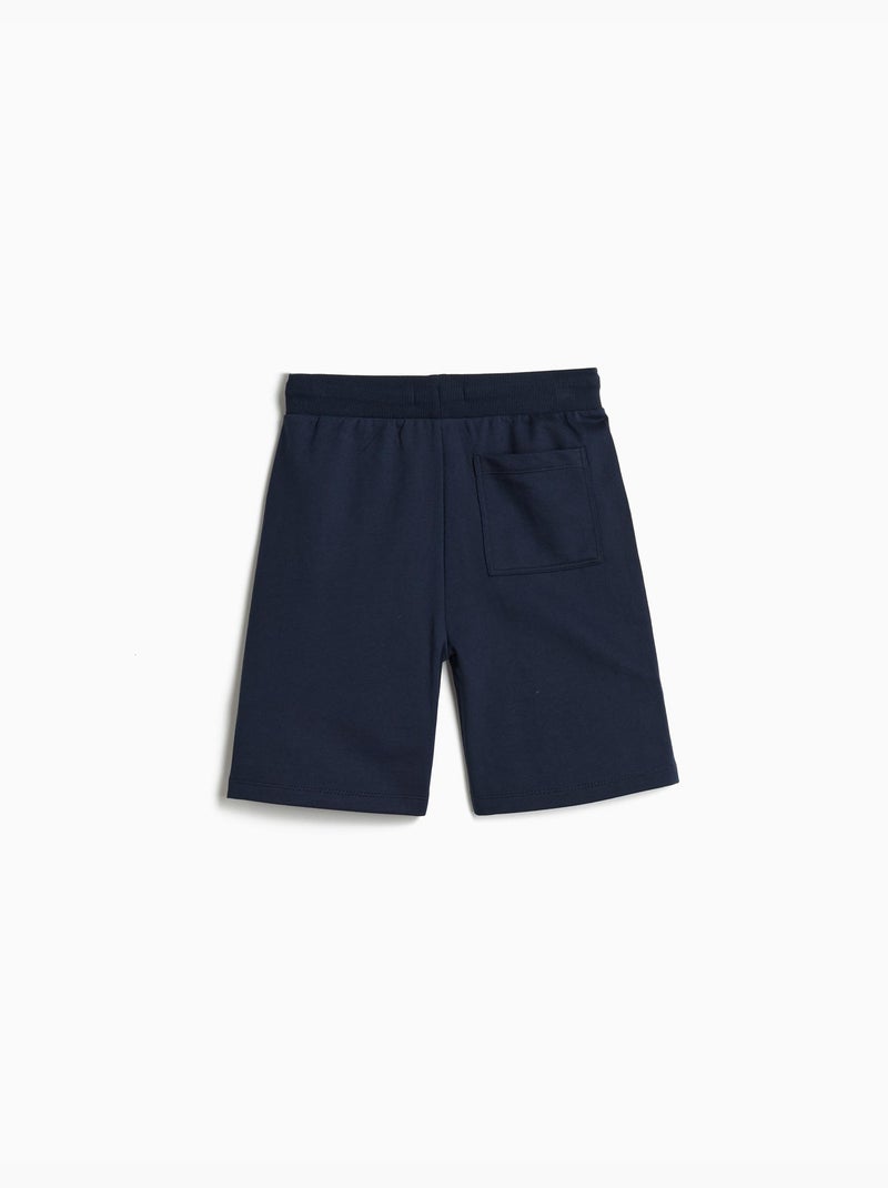 Pantalones cortos de forro polar, MO Fashion Azul - Kiabi