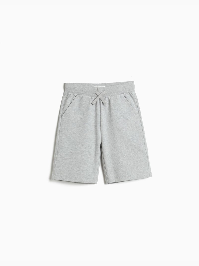Pantalones cortos de forro polar, MO Fashion Gris - Kiabi